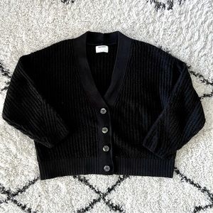 Black Old Navy Knit Cardigan